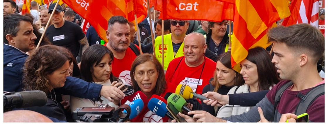 Apoyo masivo en la primera jornada de huelga en el sector del metal de Barcelona por un convenio digno